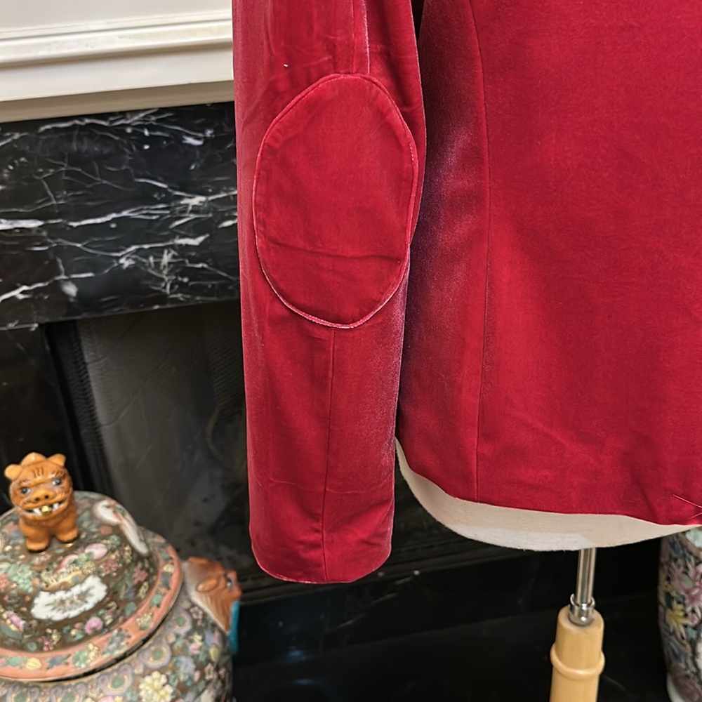 “Tommy Hilfiger” Pink Velvet Women's Blazer - Picture 5 of 6